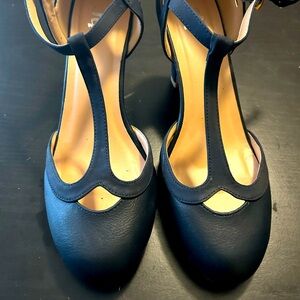 Olina T-strap pump heels by Journee